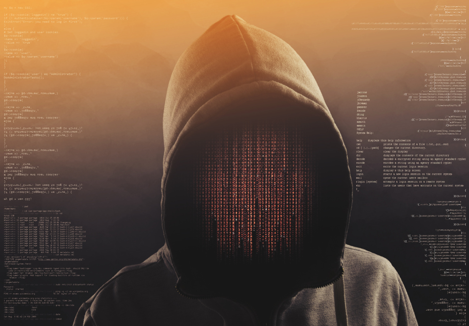 Grafische Darstellung eines Hackers, Aaden Wirtschaftsdetektei Berlin | IT-Sicherheit Berlin | IT-Forensiker Berlin